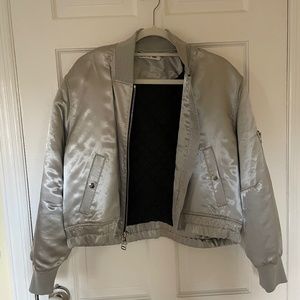Elizabeth and James metallic bomber